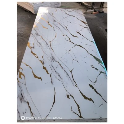 PVC falpanel UV Mármol bevonat